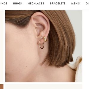 Mejuri Bold Huggie Hoops (pair)